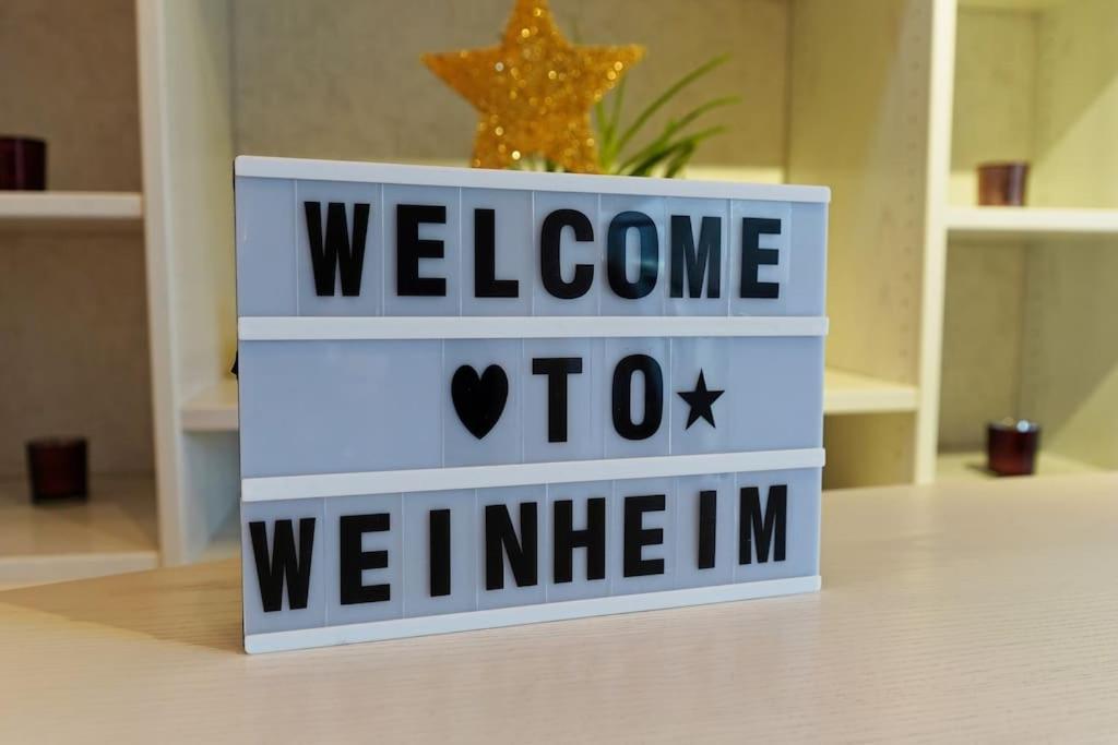 Grosse, Helle Wohnung Fuer Bis Zu 6 Personen Weinheim Buitenkant foto